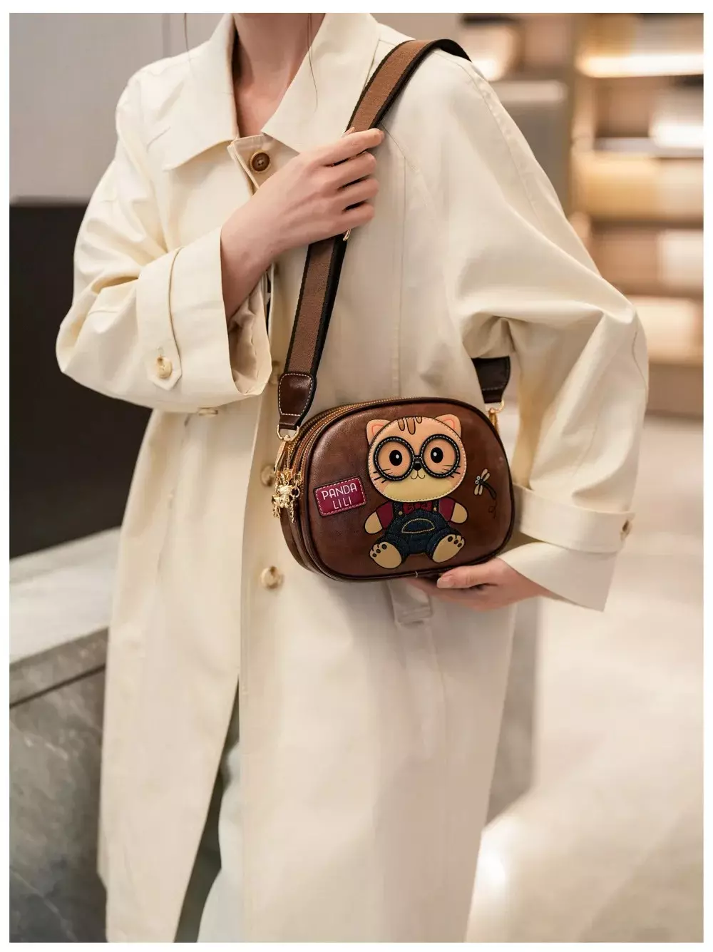 کیف دوشی تدی BEIBAOBAO وارداتی 8505